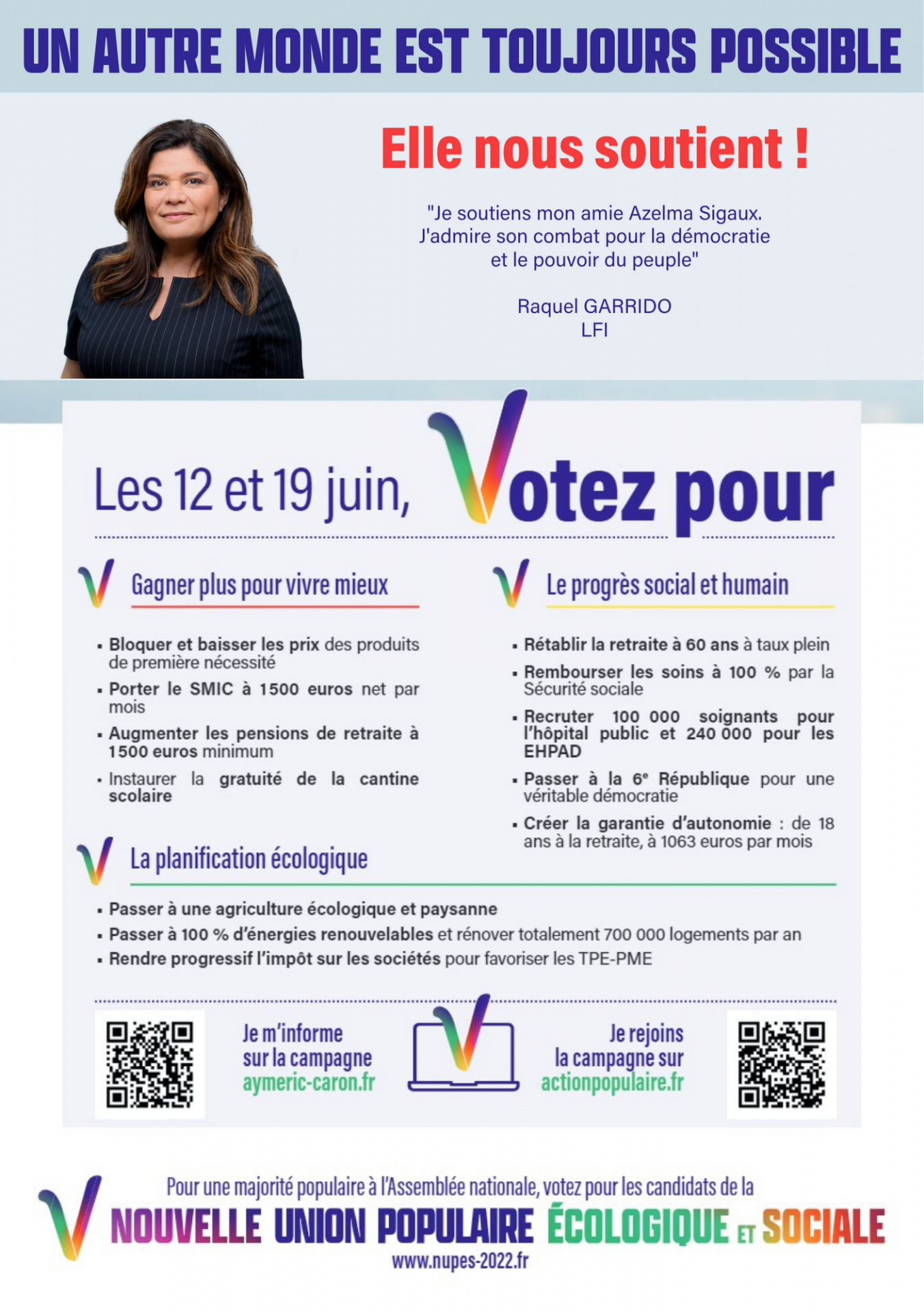 Tract campagne législatives 2